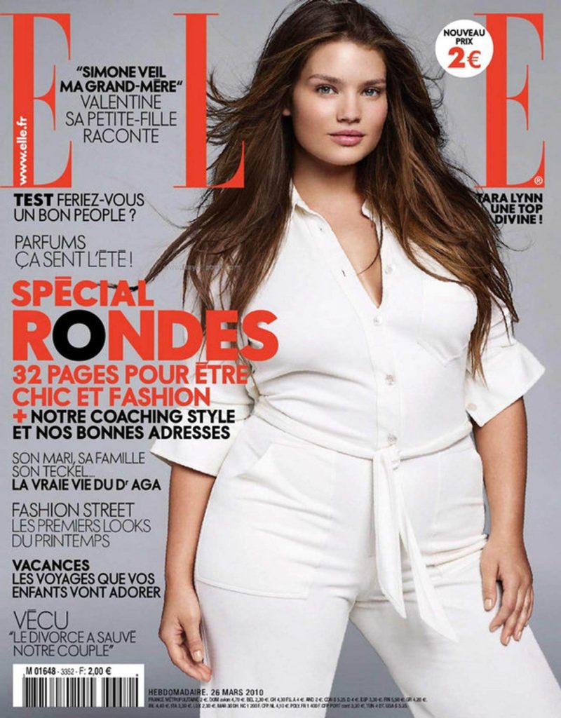 01.04.10 Plus-size model Tara Lynn on the cover of Elle France (March 2010) Pictured: Tara Lynn, Image: 56299915, License: Rights-managed, Restrictions: PICTURE SUPPLIED BY: PLANET PHOTOS, Model Release: no, Credit line: Profimedia, Planet