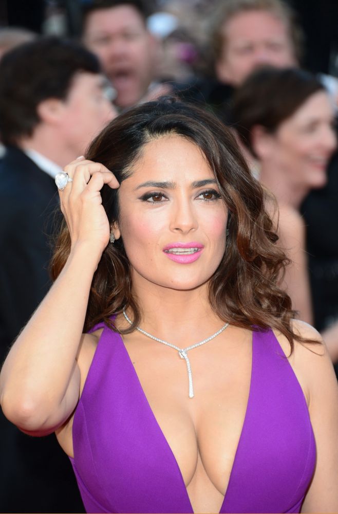 May 14, 2015 - Cannes, France - CANNES, FRANCE - MAY 17: Salma Hayek attends the 'Carol' Premiere during the 68th annual Cannes Film Festival on May 17, 2015 in Cannes, France., Image: 245372153, License: Rights-managed, Restrictions: , Model Release: no, Credit line: Profimedia, Zuma Press - Archives