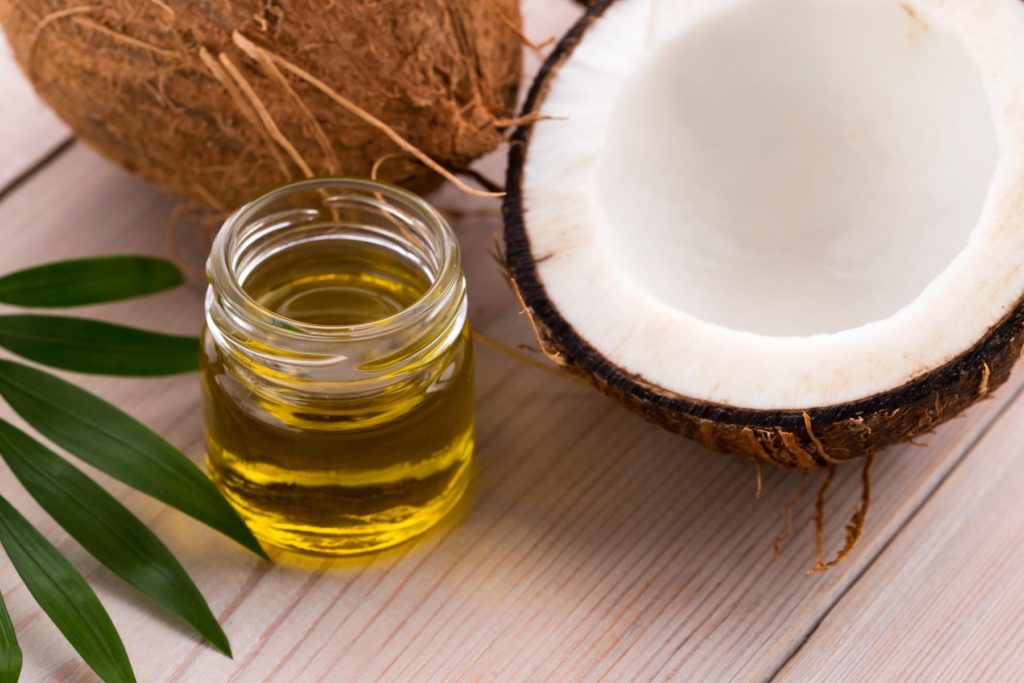 Coconut and coconut oil, Image: 316887293, License: Royalty-free, Restrictions: , Model Release: no, Credit line: Profimedia, Alamy