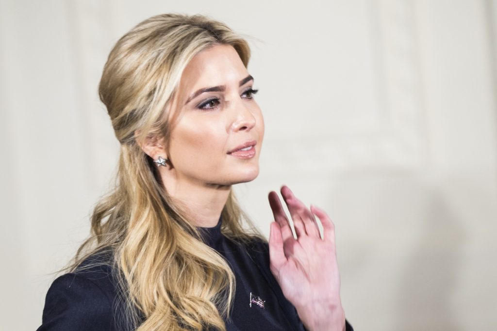 WASHINGTON, USA - MARCH 17: Ivanka Trump arrives for a joint press conference by U.S. President Donald Trump (not seen) and German Chancellor Angela Merkel (not seen) at the White House during Chancellor Merkel's visit to Washington, United States on March 17, 2017. Samuel Corum / Anadolu Agency, Image: 325687639, License: Rights-managed, Restrictions: , Model Release: no, Credit line: Profimedia, Abaca