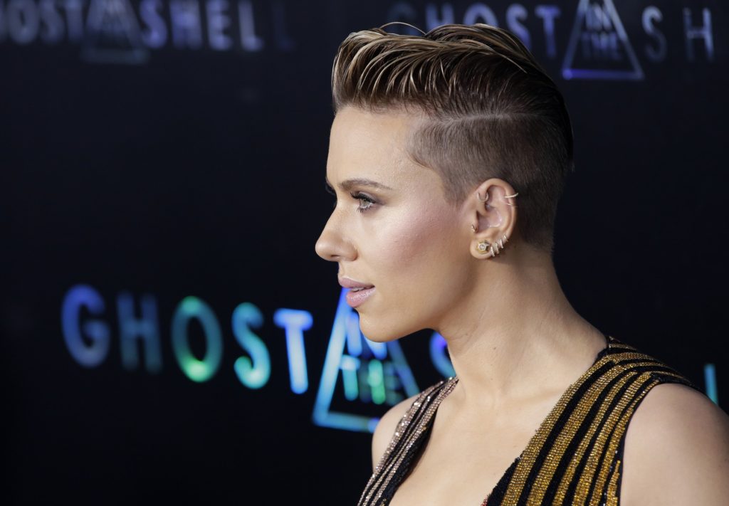 Scarlett Johansson arrives on the red carpet at the 'Ghost In The Shell' New York premiere at AMC Lincoln Square Theater on March 29, 2017 in New York City. Photo by /UPI, Image: 327046664, License: Rights-managed, Restrictions: , Model Release: no, Credit line: Profimedia, UPI