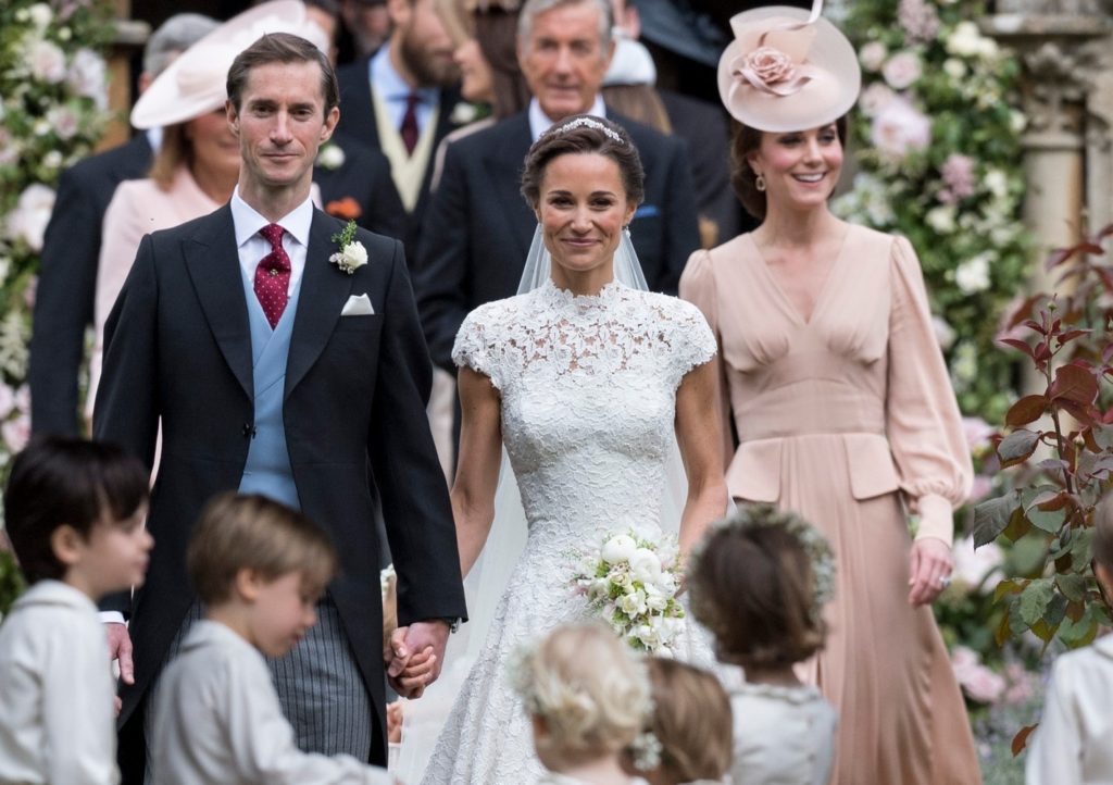 20 May 2017. Pictured: Catherine, Duchess of Cambridge Pippa Middleton James Matthews The wedding of Pippa Middleton and James Matthews at St Mark's Church in Englefield Green., Image: 332994146, License: Rights-managed, Restrictions: , Model Release: no, Credit line: Profimedia, Goff Photos