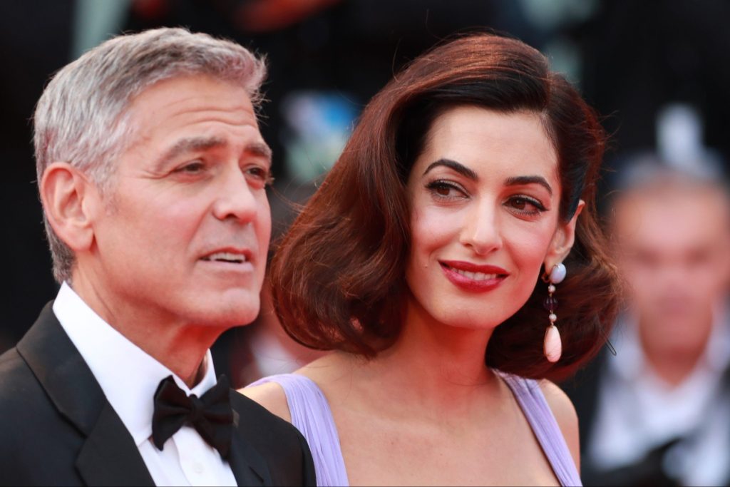 ; Actors Matt Damon and Julianne Moore with US Director George Clooney and his wife Amal Clooney arrive on the Red Carpet for the screening of the 'Suburbicon' photocall during the 74th Venice Film Festival on September 2, 2017 in Venice, Italy Pictured: George Clooney, Amal Clooney, Image: 348123148, License: Rights-managed, Restrictions: , Model Release: no, Credit line: Profimedia, MAXPPP