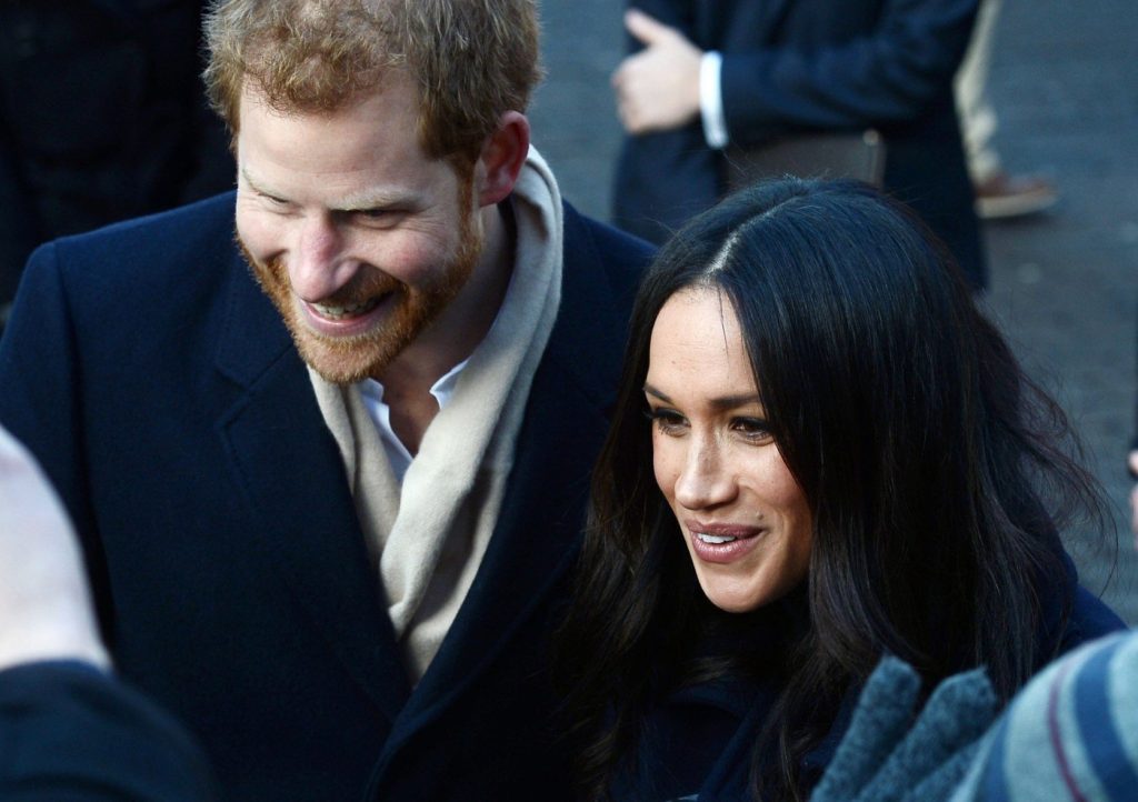 Prince Harry and Meghan Markle during their first walk about in Nottingham, Image: 356818988, License: Rights-managed, Restrictions: , Model Release: no, Credit line: Profimedia, TEMP Camerapress