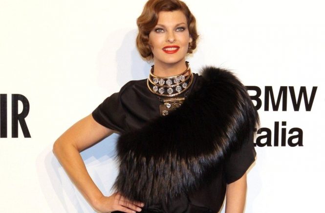Linda Evangelista attending the amfAR Milano 2009 Gala on 28th of september 2009. The amfAR convention Main event on the 28th of September was the TOP event of the VIP's in favour to the Aids Foundation amfAR during the Milano fashion week. Main Sponsor for 12 years is Dr. Hermann_Buehlbecker owner of the LAMBERTZ group together with Liz_Taylor and Sharon_Stone. The highlight at the Cocktail party was the presentation of the Lambertz calendar witch was shooted in Milano. The feedback and vibrancy was from all attendend celebrities was sensationel. The sweet Lambertz goodies during the party had there own success! Only a few of the celebrities were able to get one of the wonderful calendars. The guestlist was as predicted high class. Janet_Jackson, Linda_Evangelista, Dita_von_Teese, Ruppert_Everett as well as the owner of the Fashion labels of Armani, Missoni, and Versace. At the table of Dr. Hermann_Buehlbecker were placed this year Celebrities like Top-Model Sara_Nuru, Lothar_Mathaeus and wife Liliana and pop group No_Angels. amfAR was founded in 1985 from Aids scientist's and supported by many celebrities. From the Start of fighting against Aids the biggest US Charity organisation accumulated more then 100 million US Dollar and helped over 2000 research and science utilities., Image: 38893811, License: Rights-managed, Restrictions: , Model Release: no, Credit line: Profimedia, Face To Face A