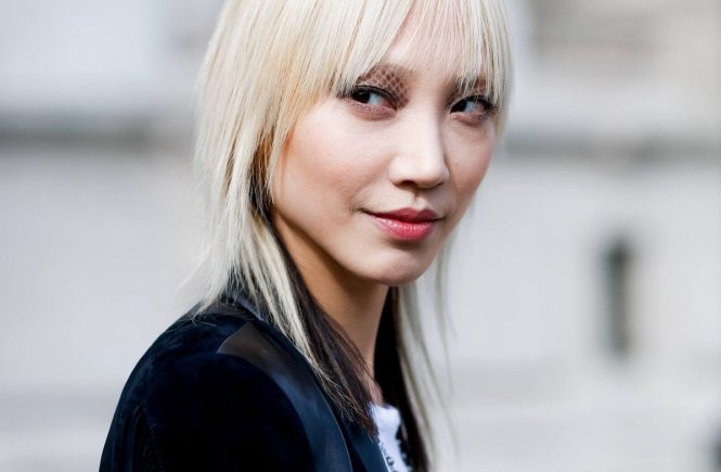 Street style, model Soo Joo after Chanel Fall-Winter 2016-2017 show held at Grand Palais, in Paris, France, on March 8, 2016., Image: 277225110, License: Rights-managed, Restrictions: , Model Release: no, Credit line: Profimedia, Abaca