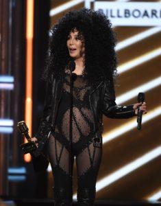 LAS VEGAS, NV - MAY 21: Cher accepts the Icon Award on the 2017 Billboard Music Awards at the T-Mobile Arena on May 21, 2017 in Las Vegas, Nevada., Image: 333142412, License: Rights-managed, Restrictions: *** World Rights ***, Model Release: no, Credit line: Profimedia, SIPA USA