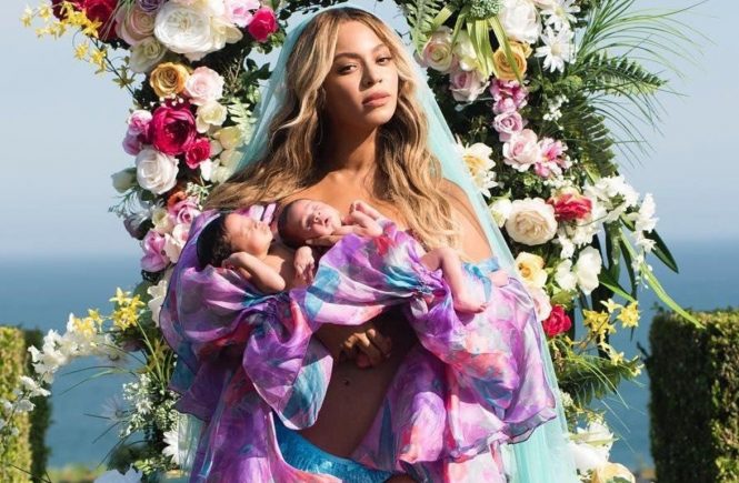 Beyonce (beyonce / 14.07.2017): "Sir Carter and Rumi 1 month today., Image: 341806385, License: Rights-managed, Restrictions: , Model Release: no, Credit line: Profimedia, Face To Face A