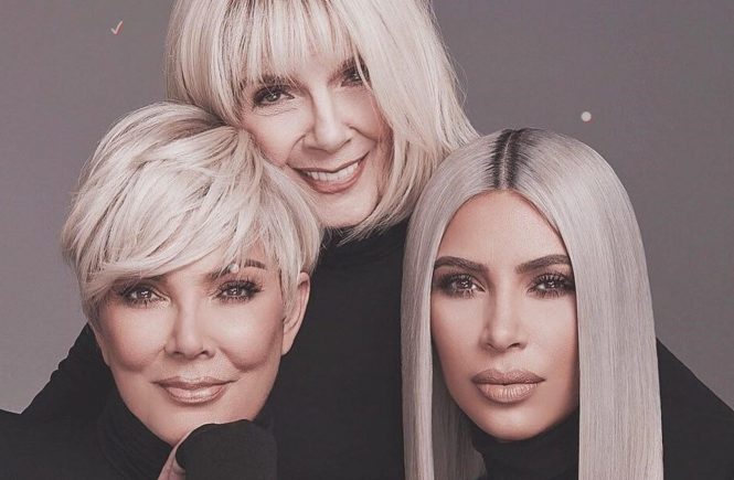 Kim Kardashian (kimkardashian / 13.03.2018): "MARCH 23 CONCEALER KITS launching on KKWBEAUTY.COM thanks to my mom & grandma for being the best models and going blonde for this shoot! Im so proud that my concealers have anti aging properties and we used models ranging from their 20s to 80s! Go to @kkwbeauty to see all of our swatches and product shots!", Image: 365973208, License: Rights-managed, Restrictions: , Model Release: no, Credit line: Profimedia, Face To Face A