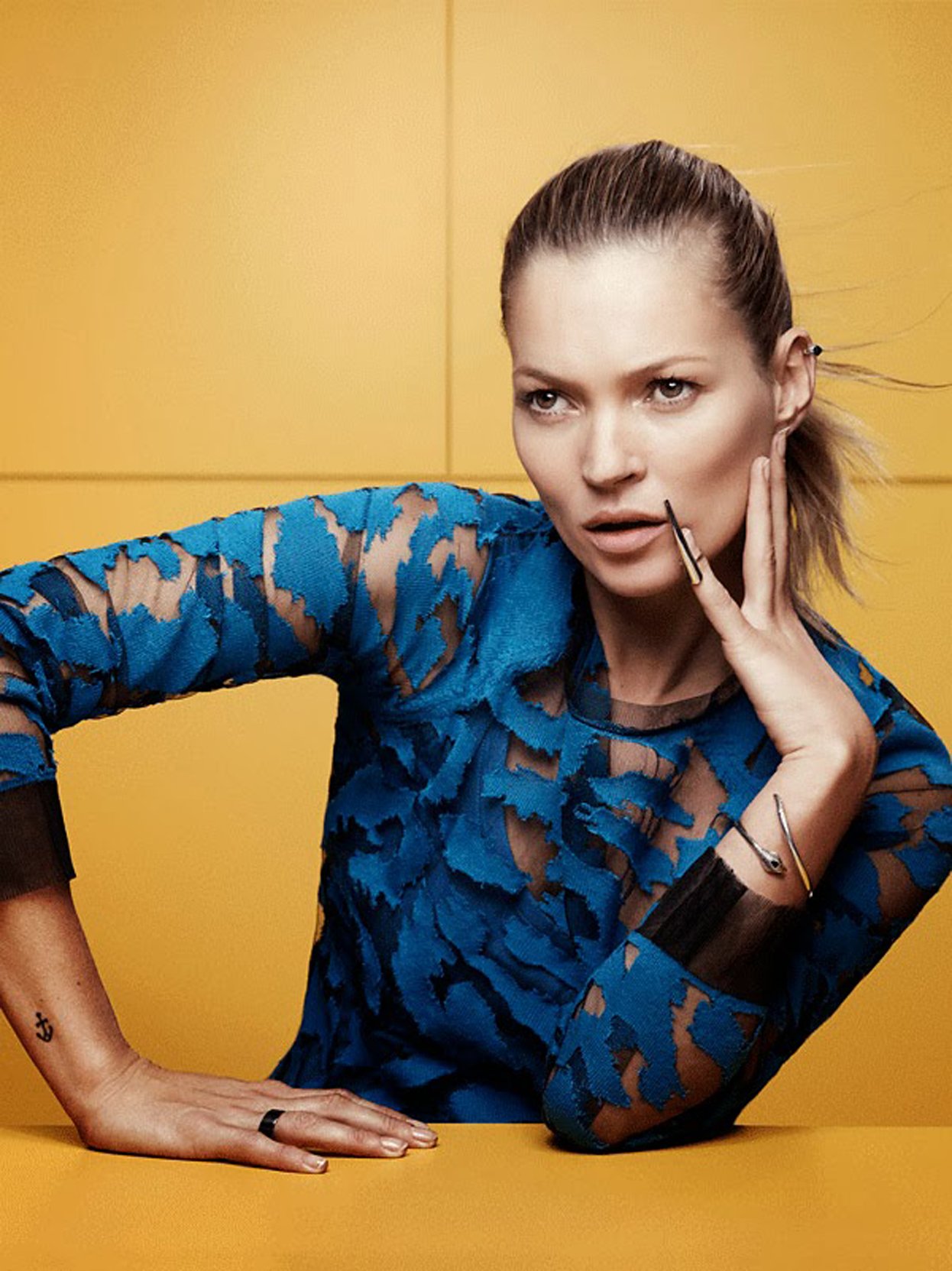British top model Kate Moss stars the Eleven Paris Spring 2014 ad campaign. 13/12/2013, Image: 179633304, License: Rights-managed, Restrictions: EDITORIAL USE (HO) / 08 pics., Model Release: no, Credit line: Profimedia, Balawa Pics