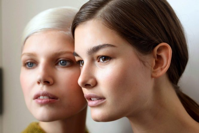 Sept. 5, 2014 - New York, USA - Jason Wu.MODEL, WOMAN, NEW YORK FASHION WEEK 2015 WOMEN RTW READY TO WEAR FOR SPRING SUMMER, FASHION SHOW , PRET A PORTER, FRÄ‚ďż˝Äąâ€śHLING FRUEHLING SOMMER.NYPAPSS15.Beauty Backstage, HAIR, LIPS, EYES, Image: 208022192, License: Rights-managed, Restrictions: * Austria Rights Out *, Model Release: no, Credit line: Profimedia, Zuma Press - Archives