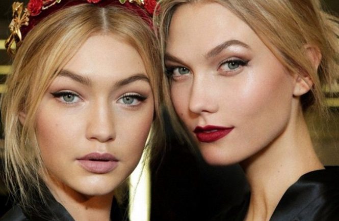 So huebsch und so aehnlich. Man koennte denken, dass die Models Gigi Hadid und Karlie Kloss Geschwister sind. Sind sie aber nicht. Jedenfalls nicht blutsverwandt. Aber im Herzen sind die beiden Freundinnen Schwestern. // So beautiful and so much alike. You could think Gigi Hadid and Karlie Kloss are siblings. But they aren't, at least not by blood, certainly in their hearts., Image: 223324444, License: Rights-managed, Restrictions: , Model Release: no, Credit line: Profimedia, Face To Face A