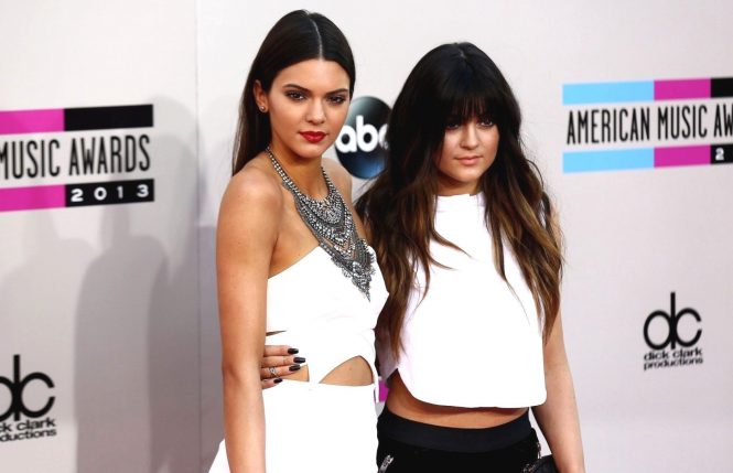 24 November 2013 - Los Angeles, California - Kendall Jenner, Kylie Jenner. 2013 American Music Awards held at Nokia Theatre LA Live. Photo Credit: Russ Elliot/AdMedia/ADMEDIA_adm_AMA2013_RE_194/Credit:Russ Elliot/AdMedia/SIPA/1311260515, Image: 230193242, License: Rights-managed, Restrictions: , Model Release: no, Credit line: Profimedia, TEMP Sipa Press