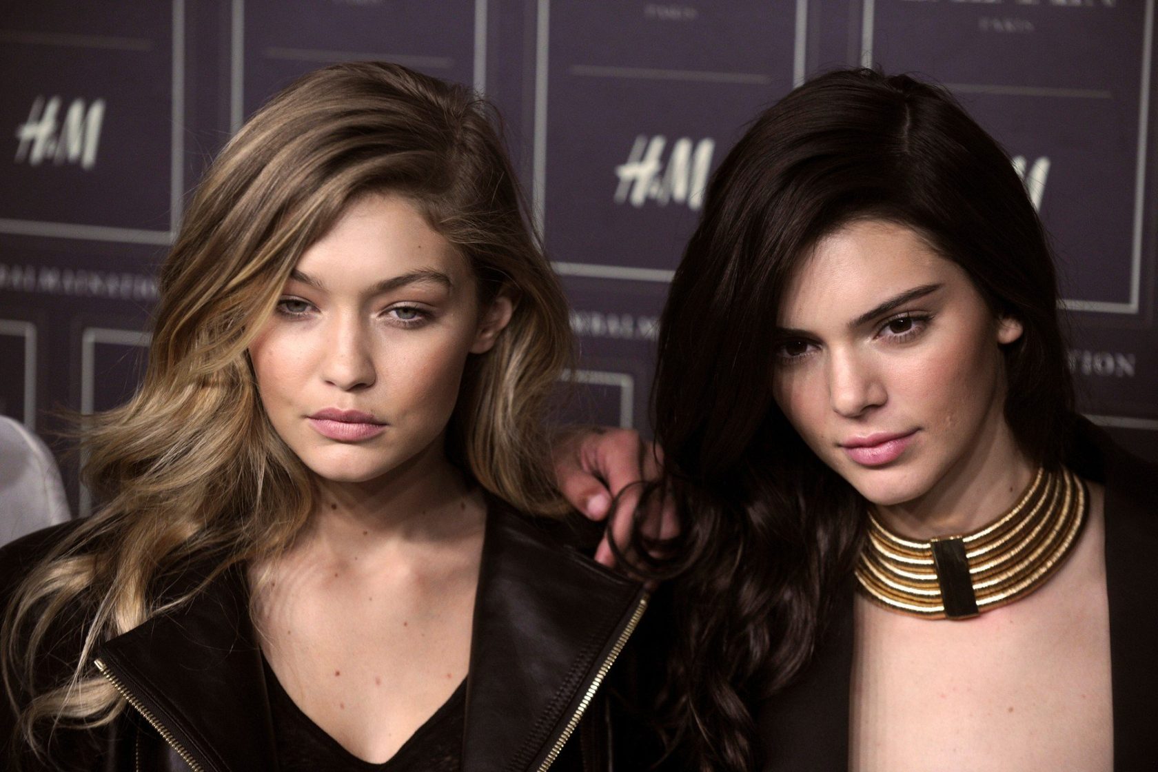 Oct. 21, 2015 - New York, New York, USA - Gigi Hadid and Kendall Jenner attend the Balmain x H&M collection show at 23 Wall Street on October 20, 2015 in New York City., Image: 263462534, License: Rights-managed, Restrictions: , Model Release: no, Credit line: Profimedia, Zuma Press - Entertaiment