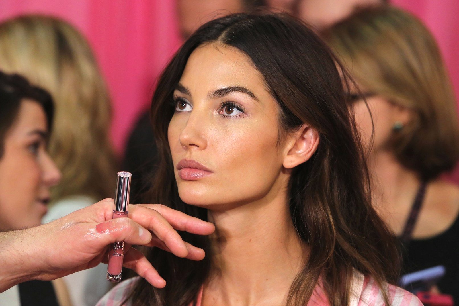 November 10 2015, New York City Model Lily Aldridge poses backstage prior to the 2015 Victoria's Secret Runway Show on November 10 2015 in New York City. The show will broadcast on December 8 2015 on CBS. By Line: Philip Vaughan/ACE Pictures ACE Pictures, Inc. tel: 646 769 0430 Email: info@acepixs.com, Image: 265680089, License: Rights-managed, Restrictions: , Model Release: no, Credit line: Profimedia, Acepixs