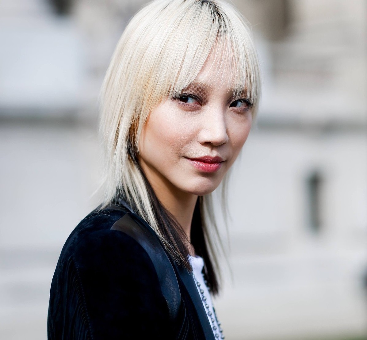 Street style, model Soo Joo after Chanel Fall-Winter 2016-2017 show held at Grand Palais, in Paris, France, on March 8, 2016., Image: 277225110, License: Rights-managed, Restrictions: , Model Release: no, Credit line: Profimedia, Abaca