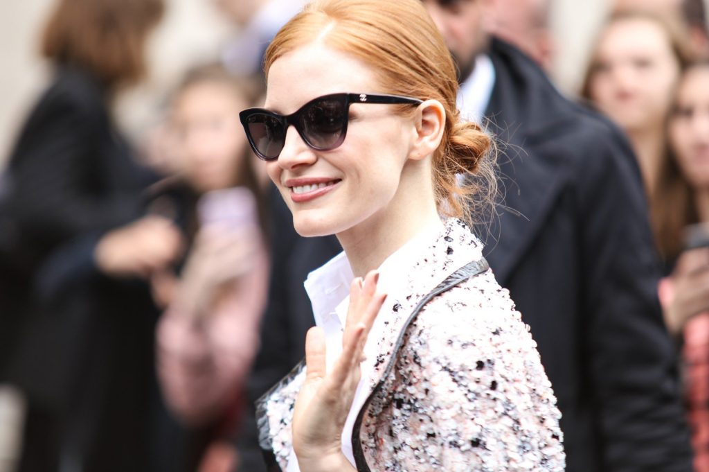Jessica Chastain attending the Chanel Haute Couture Fall/Winter 2016-2017 show as part of Paris Fashion Week on July 5, 2016 in Paris, France., Image: 293292304, License: Rights-managed, Restrictions: *** World Rights ***, Model Release: no, Credit line: Profimedia, SIPA USA