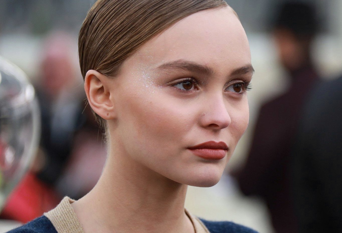 Lily-Rose Depp during the Chanel Haute Couture Spring Summer 2017 show as part of Paris Fashion Week on January 24, 2017 in Paris, France. //VULAURENT_152045/Credit:LAURENT VU/SIPA/1701241532, Image: 312887181, License: Rights-managed, Restrictions: , Model Release: no, Credit line: Profimedia, TEMP Sipa Press