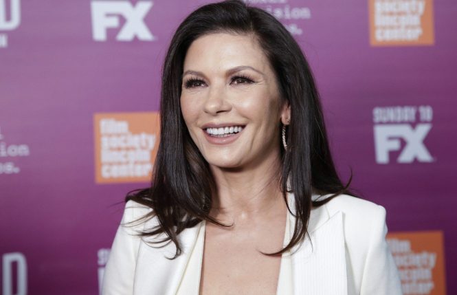 Catherine Zeta-Jones arrives on the red carpet at the 'Feud: Bette And Joan' NYC Event at Alice Tully Hall at Lincoln Center on April 18, 2017 in New York City. Photo by /UPI, Image: 329463324, License: Rights-managed, Restrictions: , Model Release: no, Credit line: Profimedia, UPI