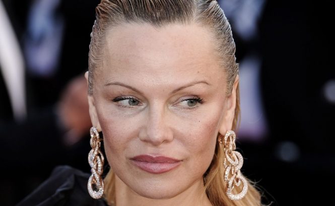 Pamela Anderson at 120 BATTEMENTS PAR MINUTE Premiere during the 70th Cannes Film Festival at the Palais des Festivals. Cannes, France - Saturday May 20, 2017., Image: 333007333, License: Rights-managed, Restrictions: WORLD RIGHTS- Fee Payable Upon Reproduction - For queries contact Avalon.red - sales@avalon.red London: +44 (0) 20 7421 6000 Los Angeles: +1 (310) 822 0419 Berlin: +49 (0) 30 76 212 251, Model Release: no, Credit line: Profimedia, Uppa entertainment