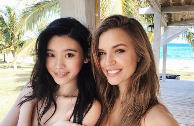 Josephine Skriver (josephineskriver / 23.01.2018): "on set with my @mingxi11 ", Image: 361099145, License: Rights-managed, Restrictions: , Model Release: no, Credit line: Profimedia, Face To Face A