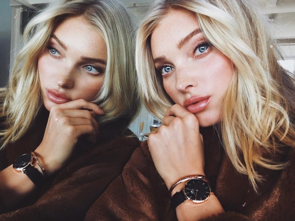 Elsa Hosk (hoskelsa / 01.02.2018): "Time to reflect with my @DanielWellington #DWClassicPetite watch. Get 15% off all purchases with my code ELSAHOSK at danielwellington.com. #Ad"", Image: 362269269, License: Rights-managed, Restrictions: , Model Release: no, Credit line: Profimedia, Face To Face A