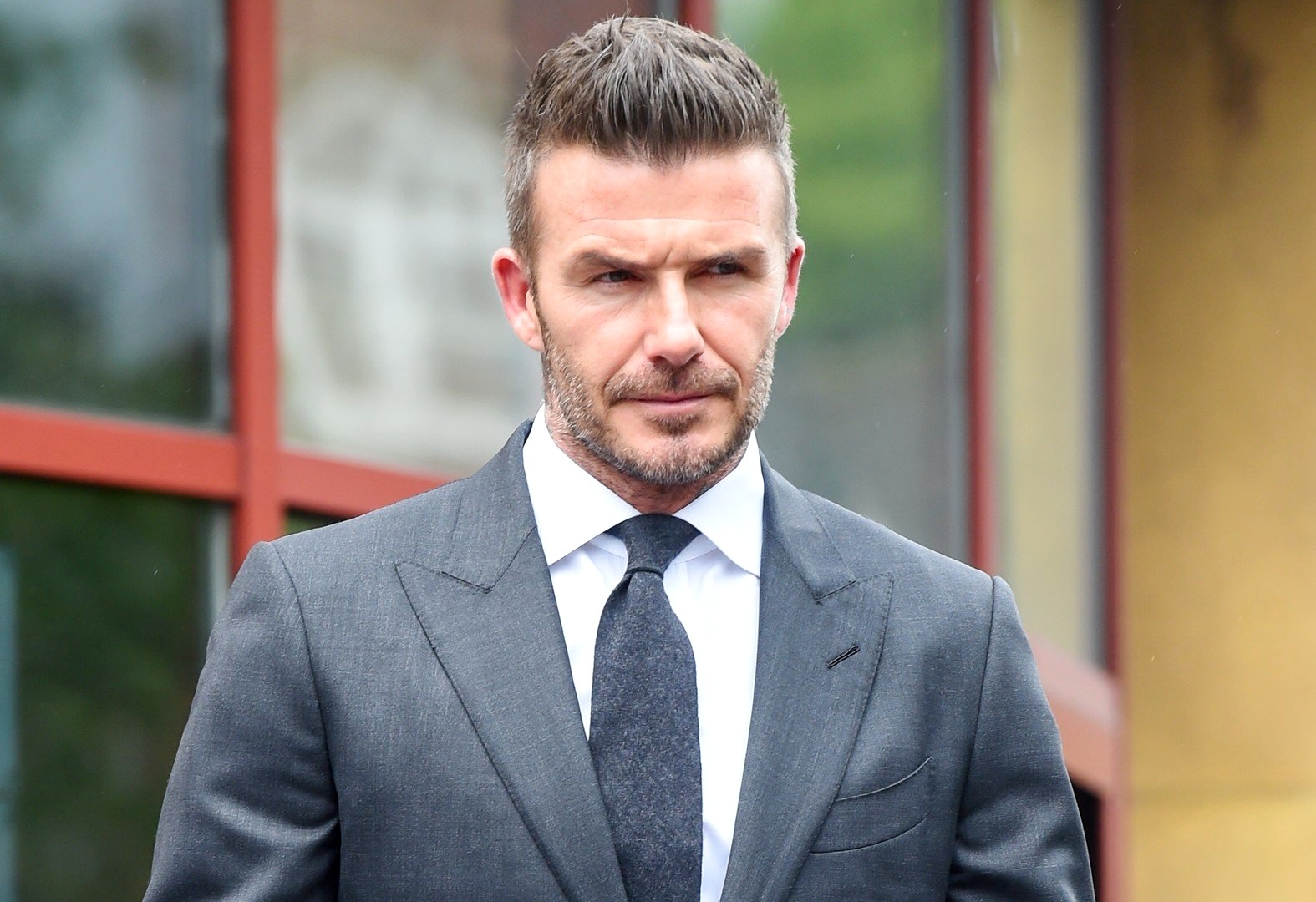 May 9, 2019 - London, London, United Kingdom - David Beckham at court. ..David Beckham leaving the Bromley Magistrates' Court this afternoon...David Beckham faces a possible driving ban when his mobile phone case returns to court...The former England captain must ''show cause why he shouldn't be disqualified'', court staff said. Beckham admitted he was using his mobile phone while driving in London's West End on November 21., Image: 432019671, License: Rights-managed, Restrictions: * China, France, Italy, Spain, Taiwan and UK Rights OUT *, Model Release: no, Credit line: Profimedia, Zuma Press - Entertaiment