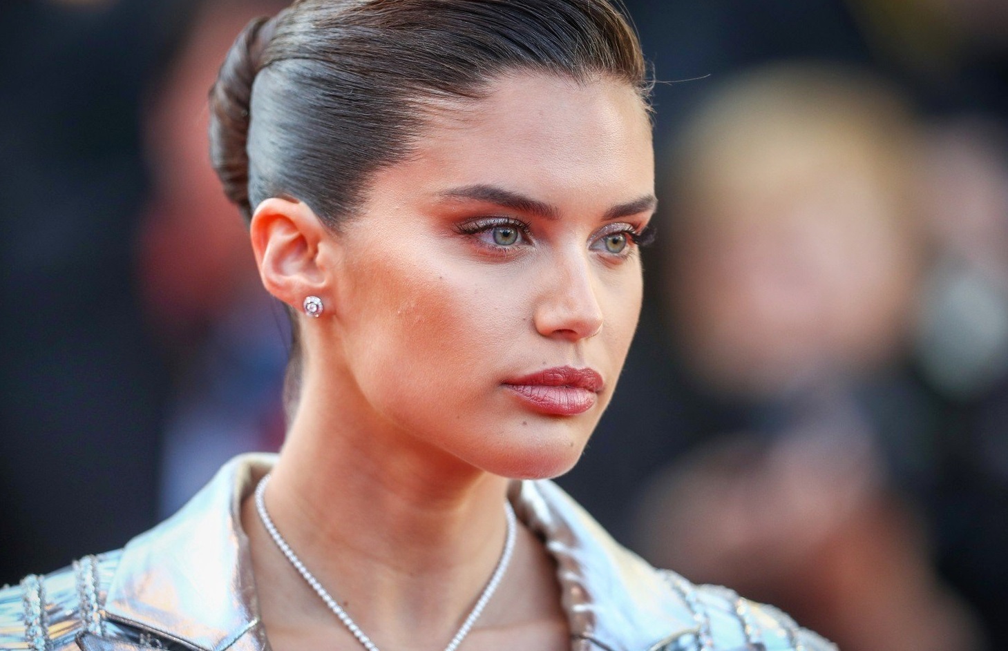 Sara Sampaio attends the screening of "Rocket Man" during the 72nd annual Cannes Film Festival on May 16, 2019 in Cannes, France.