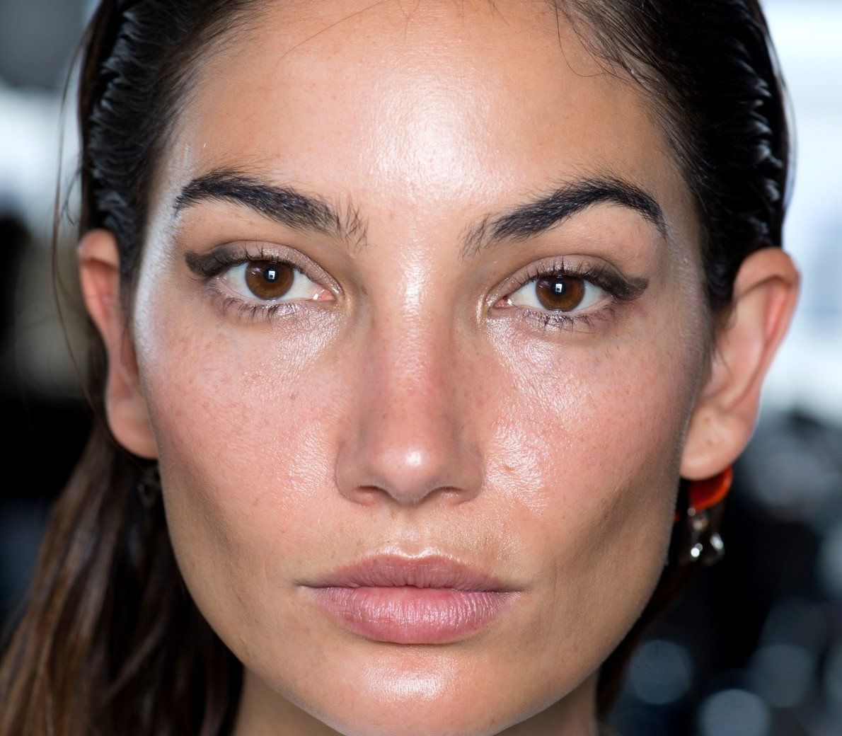 FOR EDITORIAL USE ONLY. Jason Wu Backstage New York Ready to Wear. Spring/Summer 2018. American model Lily Aldridge. ADDITIONAL IMAGES AVAILABLE ON REQUEST., Image: 355898415, License: Rights-managed, Restrictions: , Model Release: no, Credit line: Profimedia, TEMP Camerapress