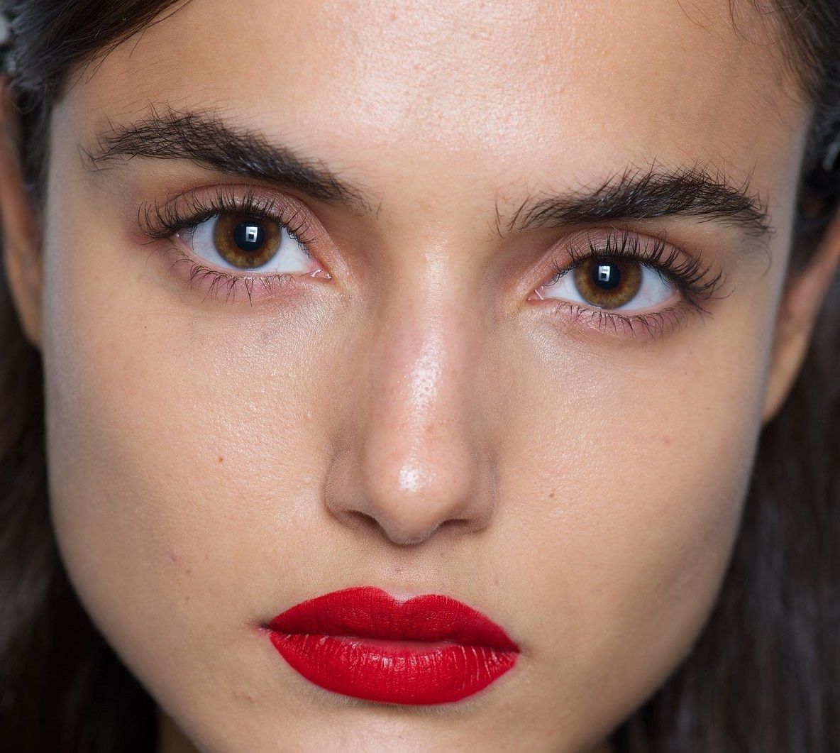 FOR EDITORIAL USE ONLY. Blumarine Backstage Milan Ready to Wear. Spring/Summer 2018. Spanish model Blanca Padilla. ADDITIONAL IMAGES AVAILABLE ON REQUEST., Image: 355000843, License: Rights-managed, Restrictions: , Model Release: no, Credit line: Profimedia, TEMP Camerapress