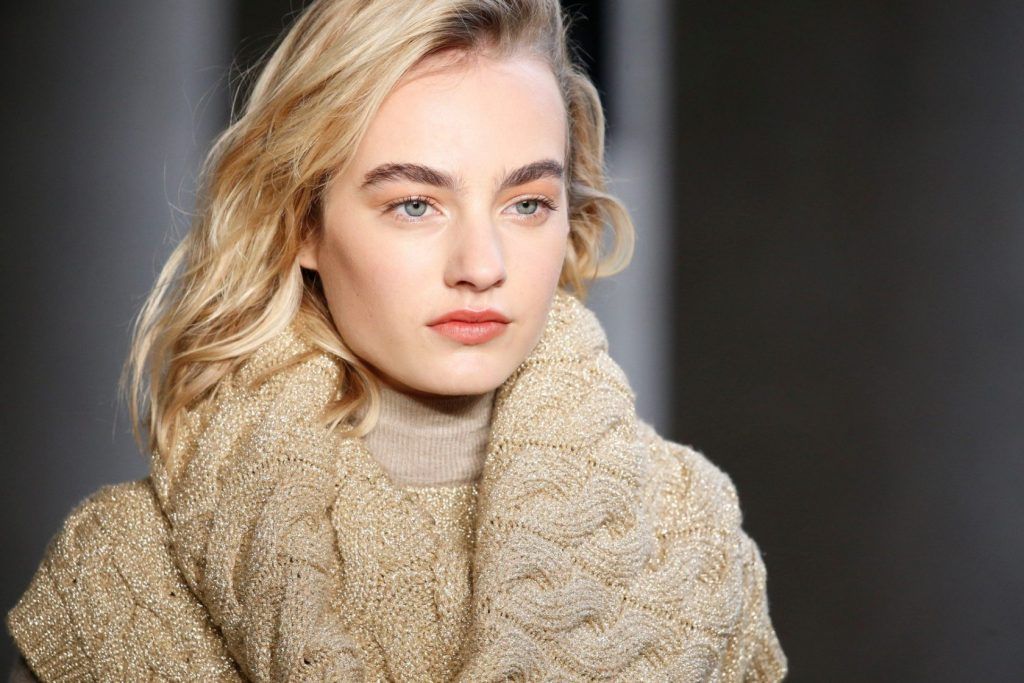 FOR EDITORIAL USE ONLY. Max Mara Milan Ready to Wear. Autumn/Winter 2017. Dutch model Maartje Verhoef. ALTERNATIVE IMAGES AVAILABLE ON REQUEST., Image: 327211539, License: Rights-managed, Restrictions: , Model Release: no, Credit line: Profimedia, TEMP Camerapress