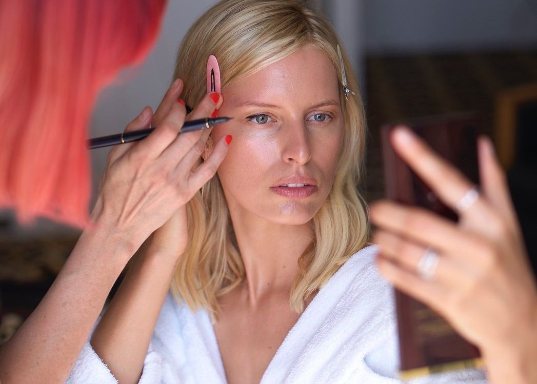 Karolina Kurkova releases a photo on Instagram with the following caption: "A huge thank you to my behind the scenes team who work so hard at making me look so good. Glam is one of the most fun parts of any special night and I couldnu2019t do it without my people! @sashahere @kristinavidic_ @frankelfresh ud83dudcf7: @derekkettela #amfARCannes #BeEpic"., Image: 372138480, License: Rights-managed, Restrictions: *** No USA Distribution *** For Editorial Use Only *** Not to be Published in Books or Photo Books *** Handling Fee Only ***, Model Release: no, Credit line: Profimedia, SIPA USA