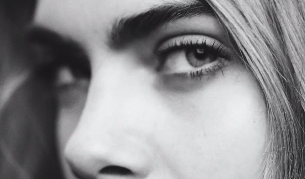 Kate Moss and Cara Delevigne for Burberry.