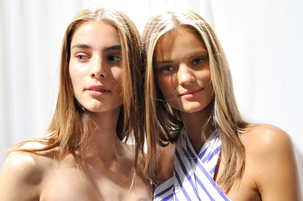 Sept. 17, 2015 - New York, USA - Ralph Lauren..MODEL ON BACKSTAGE, WOMAN, NEW YORK FASHION WEEK 2016 WOMEN READY TO WEAR FOR SPRING SUMMER, FASHION SHOW , PRET A PORTER, FR�œHLING FRUEHLING SOMMER.NYPAPSS16, Image: 261243756, License: Rights-managed, Restrictions: * Austria Rights Out *, Model Release: no, Credit line: Profimedia, Zuma Press - Archives