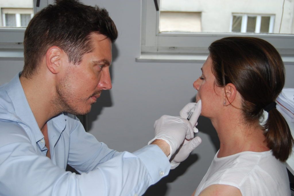 Apliciranje Ellanse filera