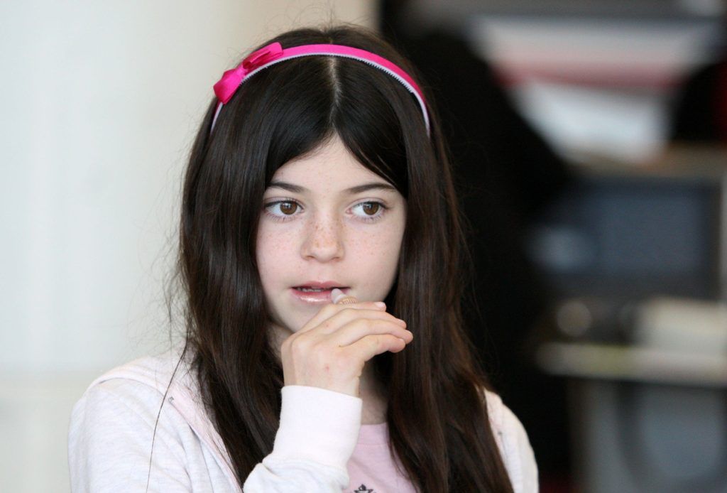 The Kardashians explode into Los Angeles International Airport in a supernova of fur and oversize designer bags. The entire clan (Kim, Kourtney, Khloe, Kris, Kylie, Kendall, Robert, Bruce Jenner, and Kourtney's boyfriend Scott Disick) wear some sort of uniform which mandates fur and giant black boots. Is Kourtney unaware she's wearing TIGHTS and not leggings!? Khloe comforts her younger sister while doing her best impression of Bret Michaels. And, Kim's bare face makes a rare appearance. January 27, 2008 Job: 80127D7 Los Angeles, California, Image: 24041652, License: Rights-managed, Restrictions: 000, Model Release: no, Credit line: Profimedia, Bauer Griffin