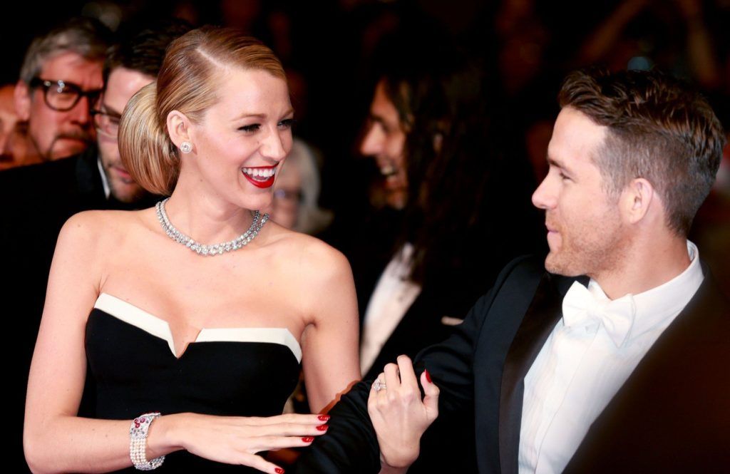 Blake Lively and Ryan Reynolds attending the "Captives" Premiere held during the 67th Cannes Film Festival in Southern France., Image: 193948802, License: Rights-managed, Restrictions: World rights except USA, France, Germany, Spain, Italy, Australia& NZ, Switzerland, Holland, Poland and South Africa., Model Release: no, Credit line: Profimedia, Press Association