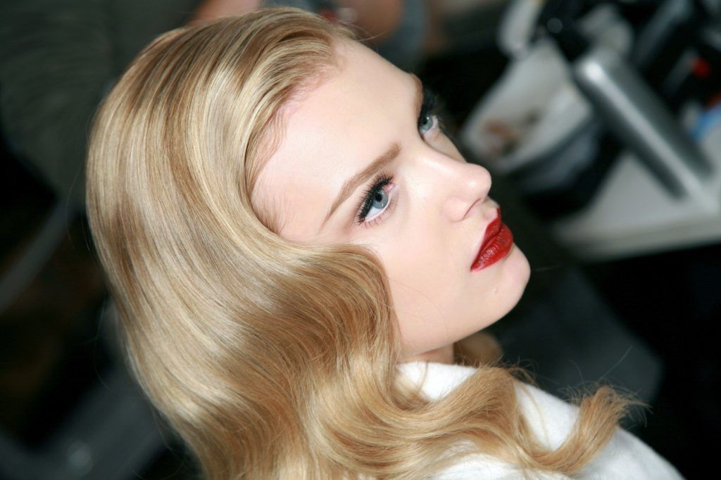 WD 1268-13 Gucci. Backstage Milan. Autumn/Winter 2007/08. long black mascara, bright red lipstick., Image: 221528508, License: Rights-managed, Restrictions: FOR EDITORIAL USE ONLY., Model Release: no, Credit line: Profimedia, TEMP Camerapress