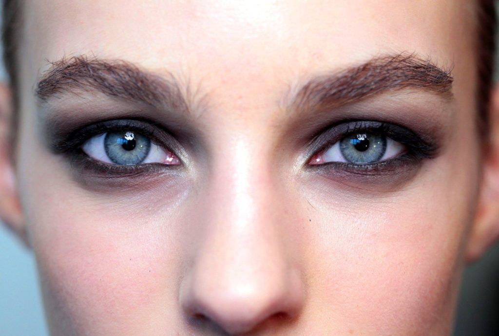 Feb. 17, 2015 - New York, USA - EYES AND MOUTH, LOPS, BEAUTY, MODEL ON BACKSTAGE, WOMAN, NEW YORK FASHION WEEK 2015 WOMEN READY TO WEAR RTW, PRET A PORTER, FALL WINTER AUTUMN HERBST .NYPAPFW15, Image: 221873714, License: Rights-managed, Restrictions: * Austria Rights Out *, Model Release: no, Credit line: Profimedia, Zuma Press - Archives