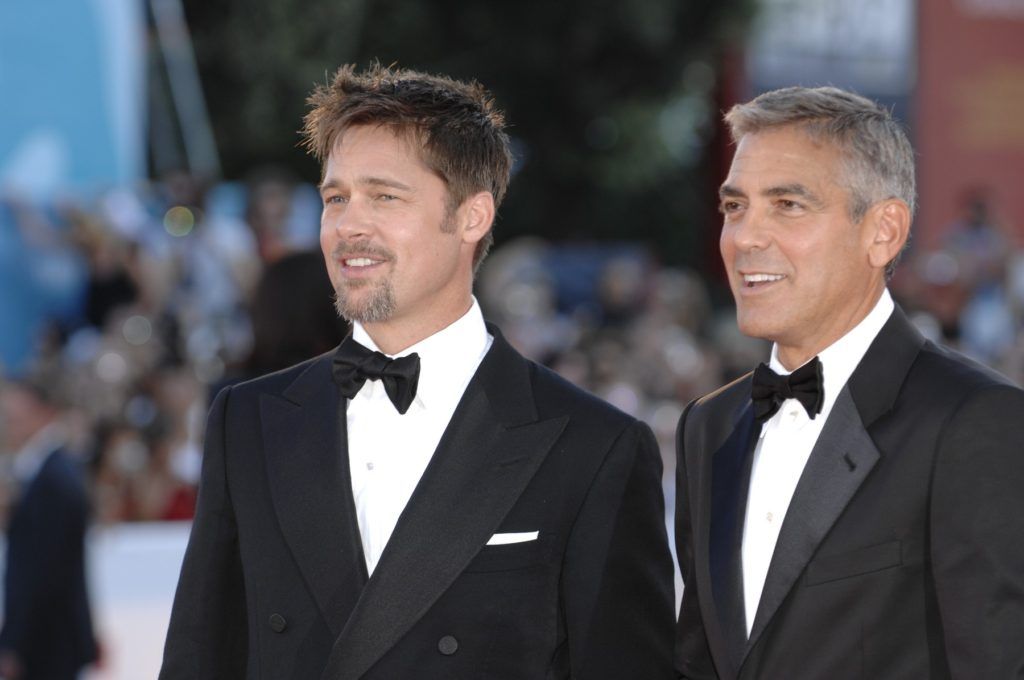 George Clooney and Brad Pitt