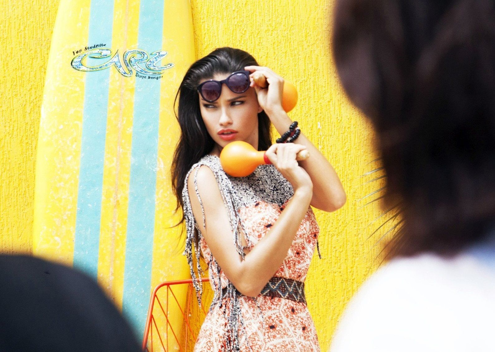 Adriana Lima in the behind the scenes pictures of her new ad campaign for Vogue eyewear, Image: 248360569, License: Rights-managed, Restrictions: , Model Release: no, Credit line: Profimedia, Thunder Press