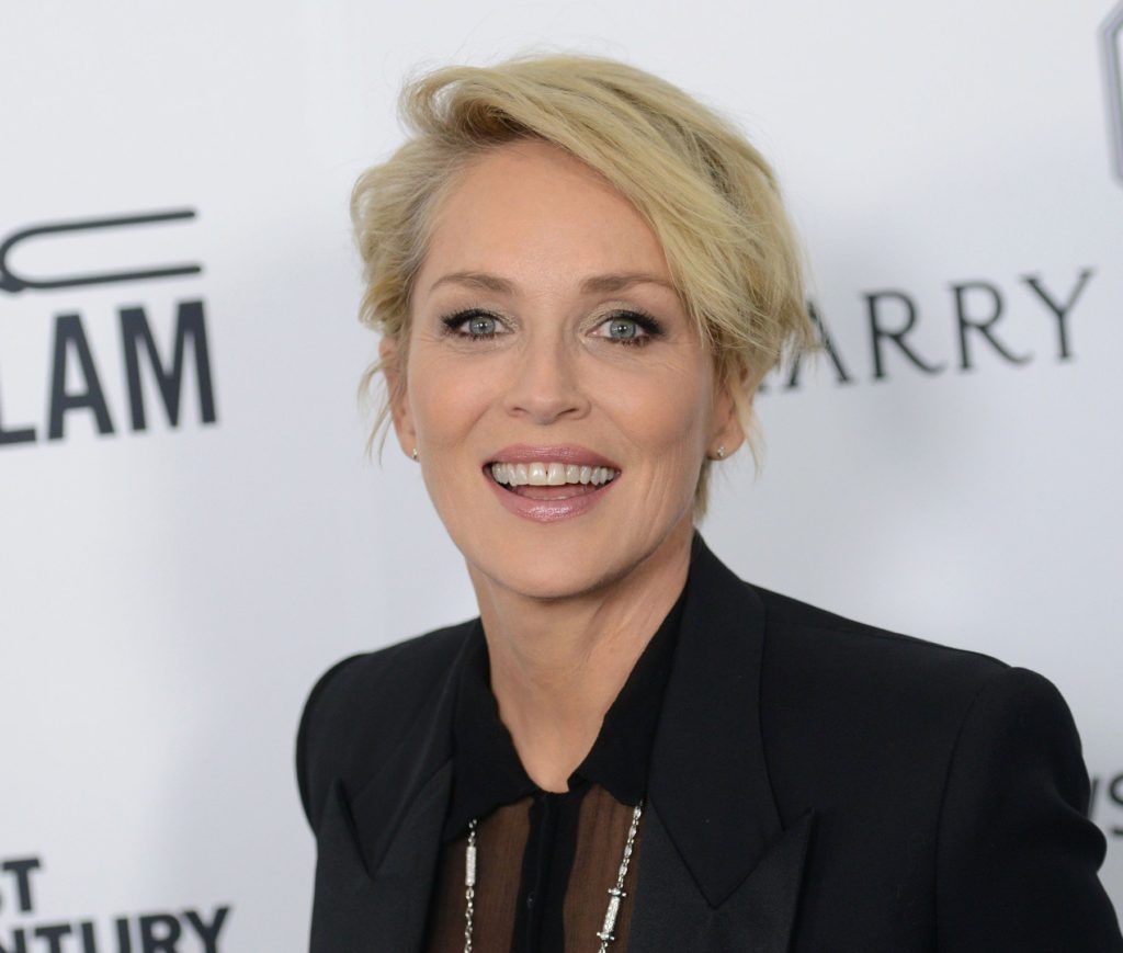 SHARON STONE @ the 2015 amFAR's Inspiration Gala held @ the Milk studios. October 29, 2015
