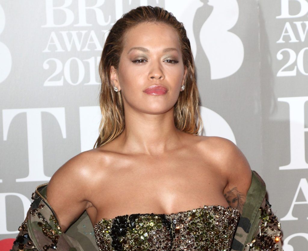 Rita Ora at The BRIT Awards 2017 at The O2, Peninsula Square, London on February 22nd 2017, Image: 322111160, License: Rights-managed, Restrictions: WORLD RIGHTS- Fee Payable Upon Reproduction - For queries contact Photoshot - sales@avalon.red London: +44 (0) 20 7421 6000 Los Angeles: +1 (310) 822 0419 Berlin: +49 (0) 30 76 212 251, Model Release: no, Credit line: Profimedia, Uppa entertainment