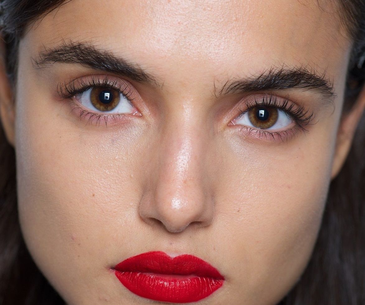 FOR EDITORIAL USE ONLY. Blumarine Backstage Milan Ready to Wear. Spring/Summer 2018. Spanish model Blanca Padilla. ADDITIONAL IMAGES AVAILABLE ON REQUEST., Image: 355000843, License: Rights-managed, Restrictions: , Model Release: no, Credit line: Profimedia, TEMP Camerapress