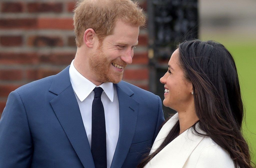 HRH Prince Harry and Ms. Meghan Markle in a photo-call in the Sunken Garden to mark their engagement, Kensington Palace, London, UK. 27/11/2017., Image: 356820172, License: Rights-managed, Restrictions: , Model Release: no, Credit line: Profimedia, TEMP Camerapress