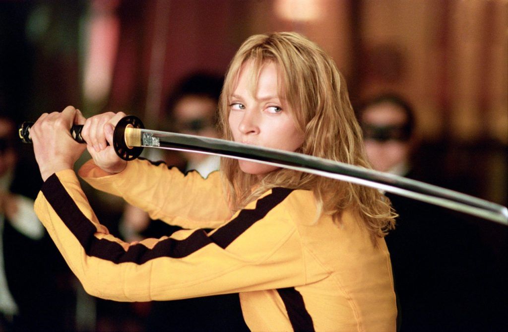 Kill Bill: Vol. 1 (2003) Uma Thurman *Filmstill - Editorial Use Only*, Image: 358493869, License: Rights-managed, Restrictions: Filmstill // HANDOUT / EDITORIAL USE ONLY! Please note: Fees charged by the agency are for the agencyÕs services only, and do not, nor are they intended to, convey to the user any ownership of Copyright or License in the material. The agency does not claim any ownership including but not limited to Copyright or License in the attached material. By publishing this material you expressly agree to indemnify and to hold the agency and its directors, shareholders and employees harmless from any loss, claims, damages, demands, expenses (including legal fees), or any causes of action or allegation against the agency arising out of or connected in any way with publication of the material. Images should only be used in connection with the event/movie (etc), e.g.: Real Name as Character Name in Film Title (year). Filmstill // HANDOUT / EDITORIAL USE ONLY! Please note: Fees charged by the agency are for the agency’s services only, and do not, nor are they intended to, convey to the user any ownership of Copyright or License in the material. The agency does not claim any ownership including but not limited to Copyright or License in the attached material. By publishing this material you expressly agree to indemnify and to hold the agency and its directors, shareholders and employees harmless from any loss, claims, damages, demands, expenses (including legal fees), or any causes of action or allegation against the agency arising out of or connected in any way with publication of the material. Images should only be used in connection with the event/movie (etc), e.g.: Real Name as Character Name in Film Title (year)., Model Release: no, Credit line: Profimedia, Film Stills