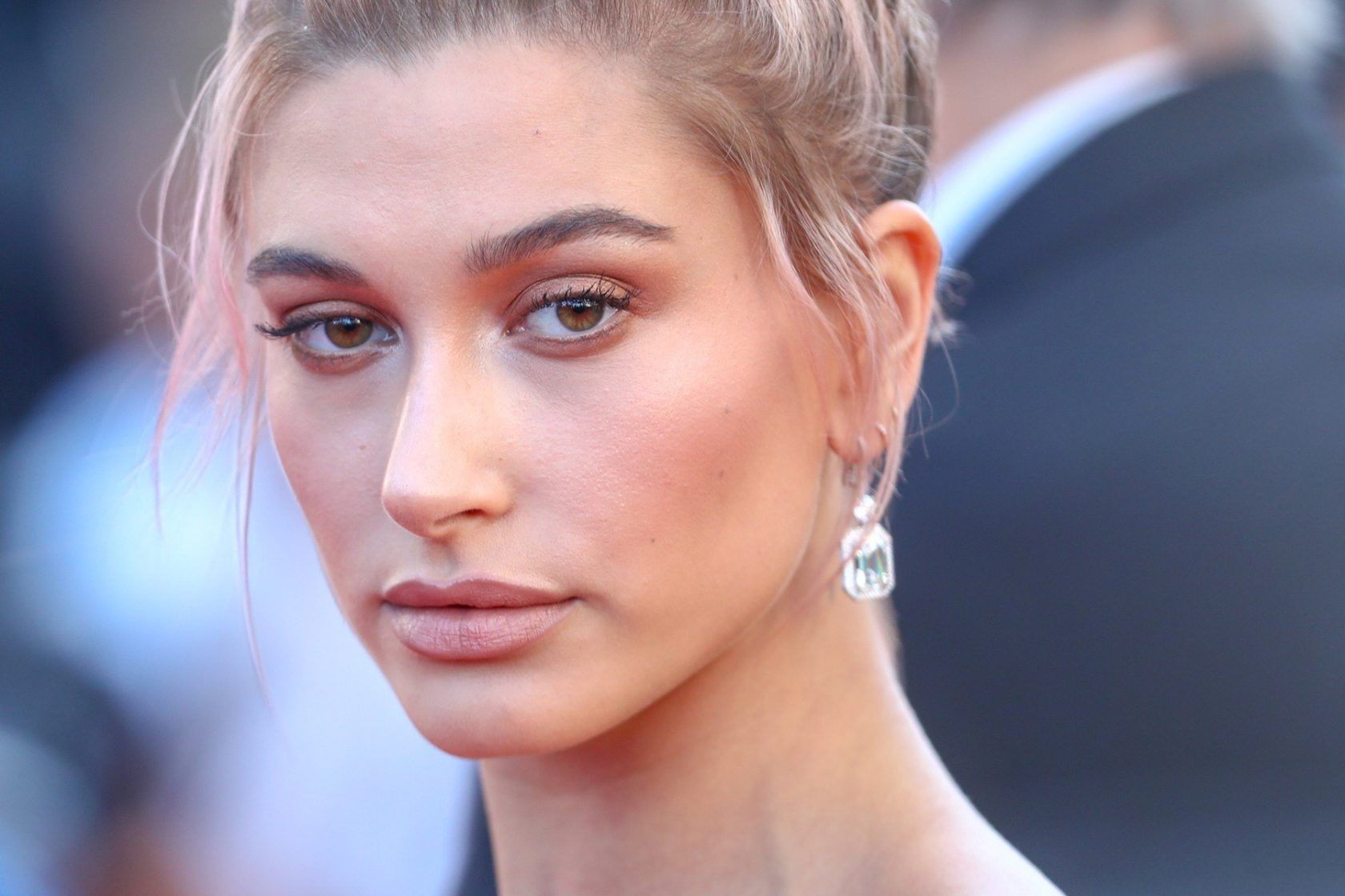 Hailey Baldwin attends the screening of 'Girls Of The Sun (Les Filles Du Soleil)' during the 71st annual Cannes Film Festival at Palais des Festivals on May 12, 2018 in Cannes, France.