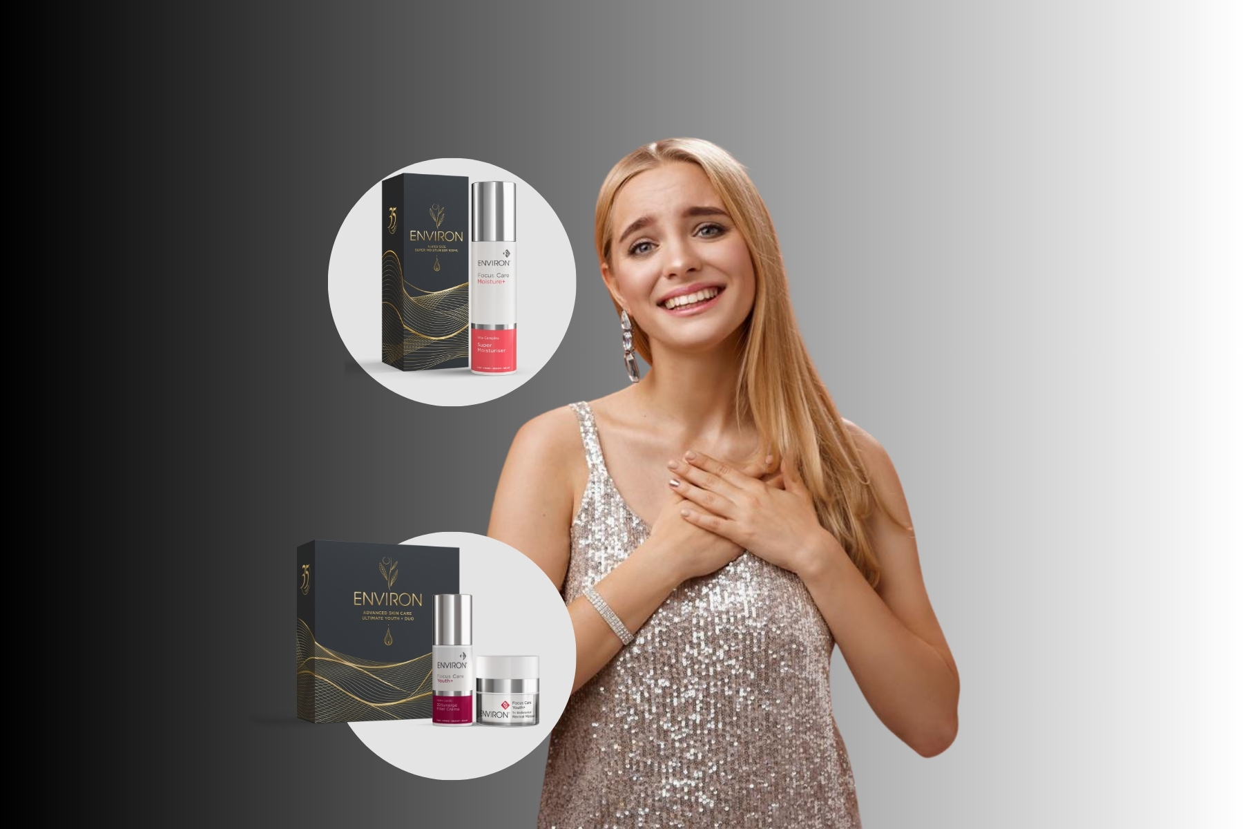 Pokloni koži sjaj uz Environ blagdanske setove