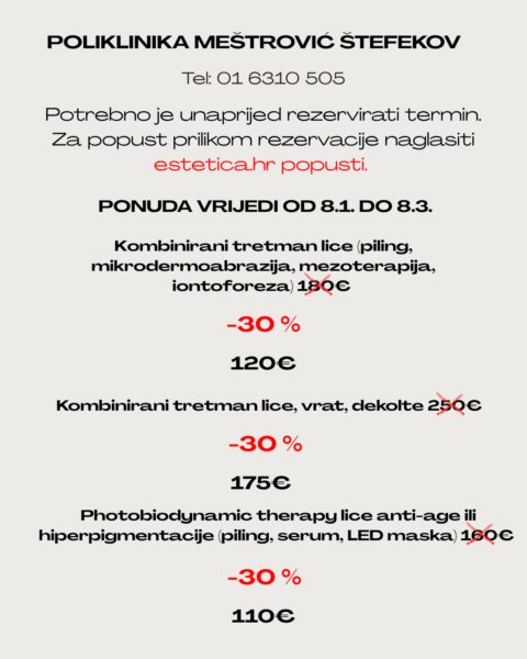 Kupon za popust u sklopu Estetica My Moments projekta