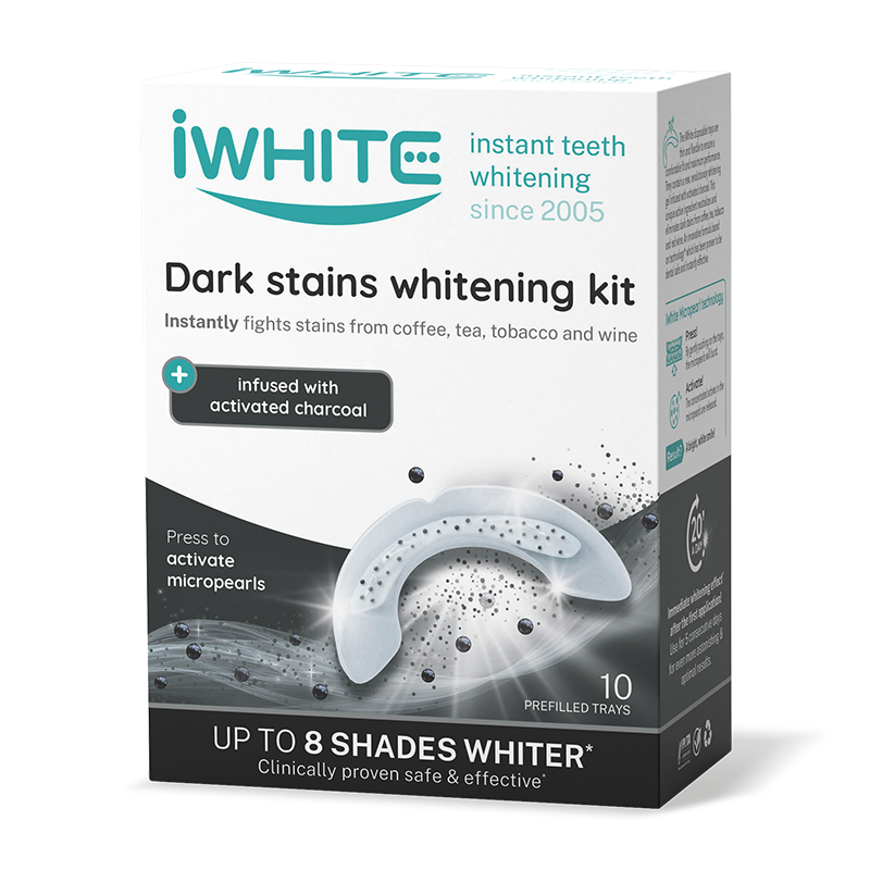 iWhite Dark Stains: set za izbjeljivanje zubi protiv mrlja od kave i vina
